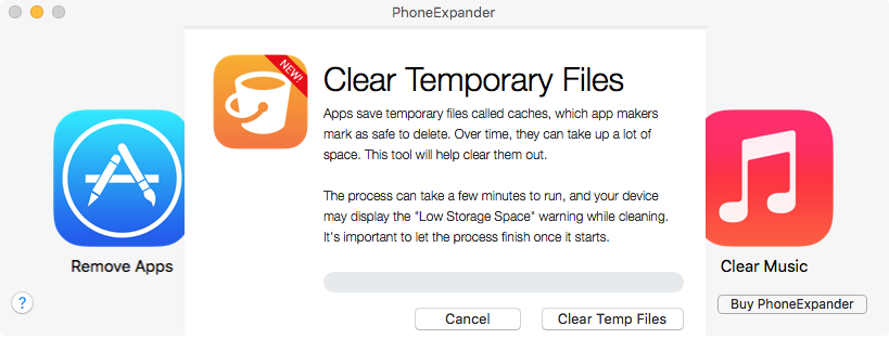 PhoneExpander-Clear-Temporary-Files-Mac-screenshot-002
