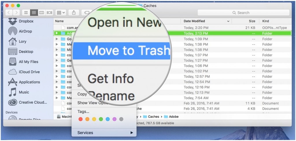 Delete-cache-Mac-screenshot