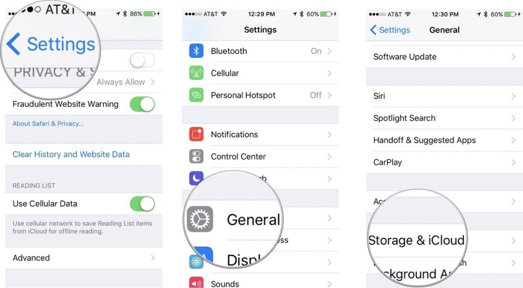 General-storage-iPhone-screenshot