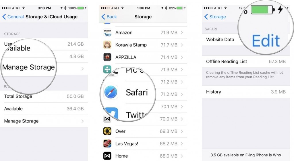 Manage-storage-safari-edit-iPhone-screenshot