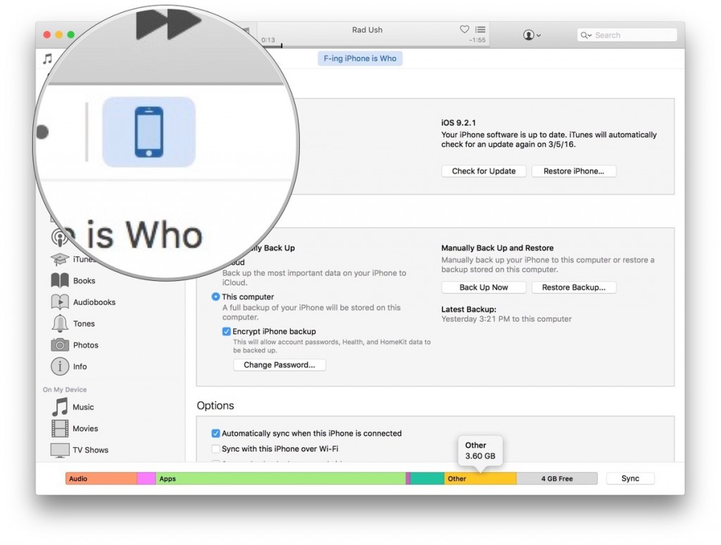 iTunes-device-Mac-screenshot