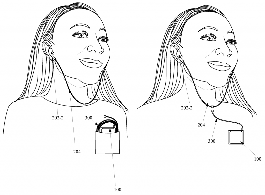 Apple-patent-magnetically-detachable-earbuds-for-iPhone-drawing-002