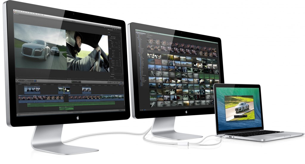 Thunderbolt-Display-two-up-MacBook-Pro
