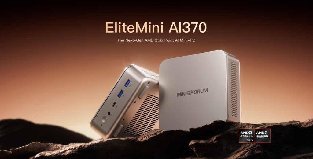 Η Minisfroum αποκαλύπτει το EliteMini AI370: Επόμενης γενιάς AMD Strix Point AI Mini-PC σε συμπαγή σχεδίαση 5 ιντσών