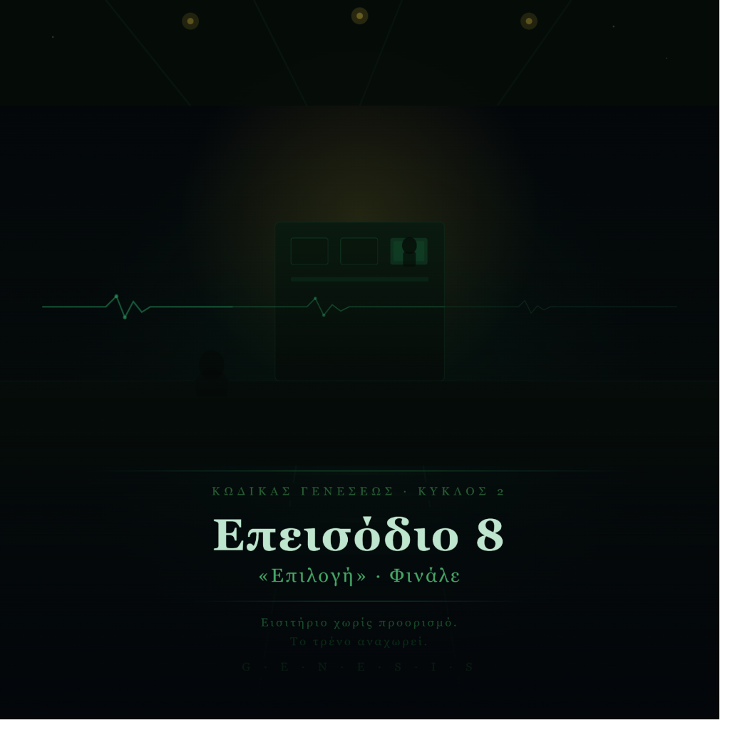 Genesis Code – Επεισόδιο 8 – «Επιλογή» Φινάλε Genesis Code – Επεισόδιο 8 – «Επιλογή» Φινάλε