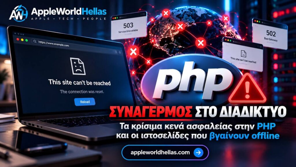 Συναγερμός στο Διαδίκτυο: Κρίσιμα κενά ασφαλείας στην PHP οδηγούν ιστοσελίδες εκτός λειτουργίας – Τι πρέπει να γνωρίζουμε Συναγερμός στο Διαδίκτυο: Κρίσιμα κενά ασφαλείας στην PHP οδηγούν ιστοσελίδες εκτός λειτουργίας – Τι πρέπει να γνωρίζουμε