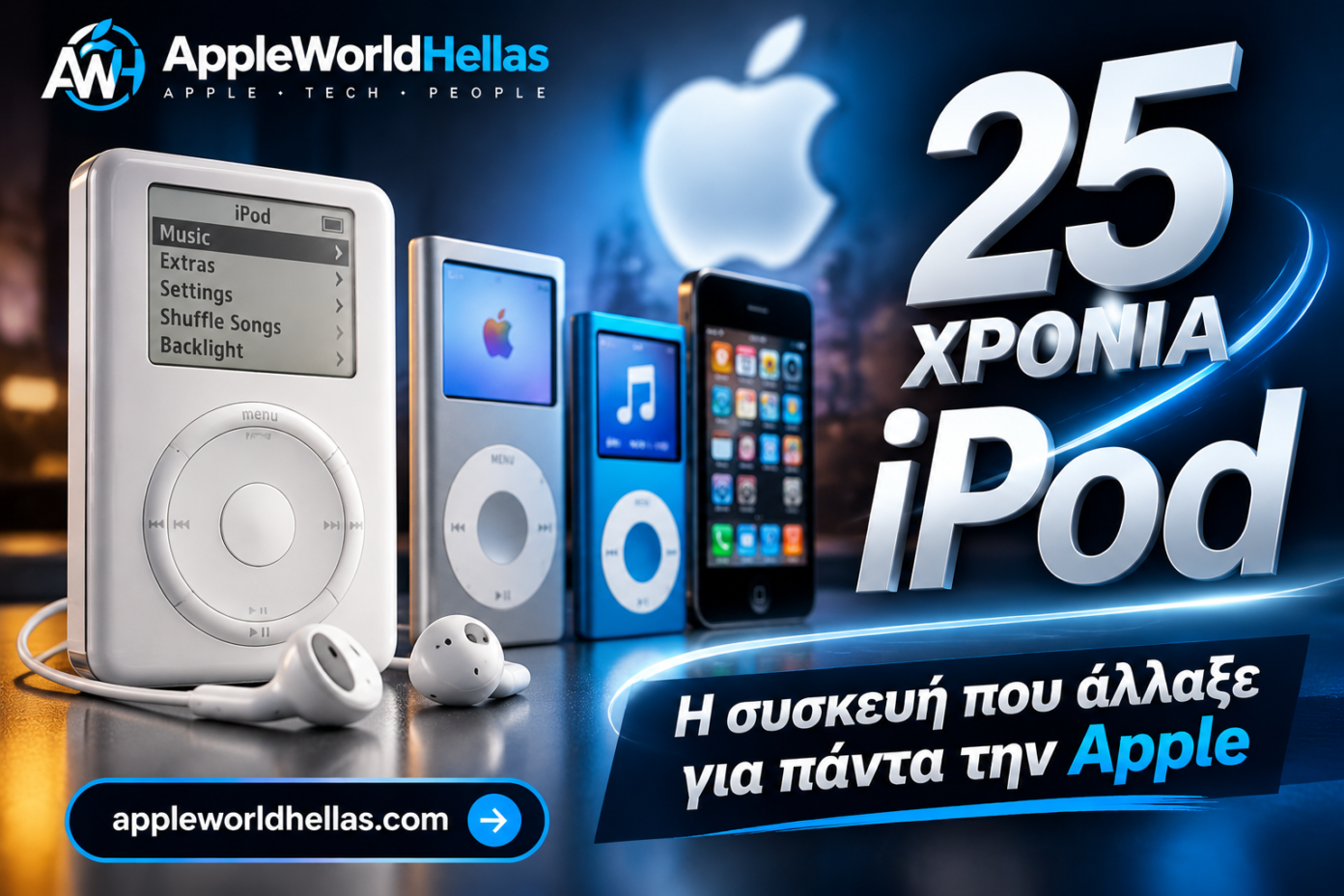 25 χρόνια iPod: Η συσκευή που άλλαξε την Apple
