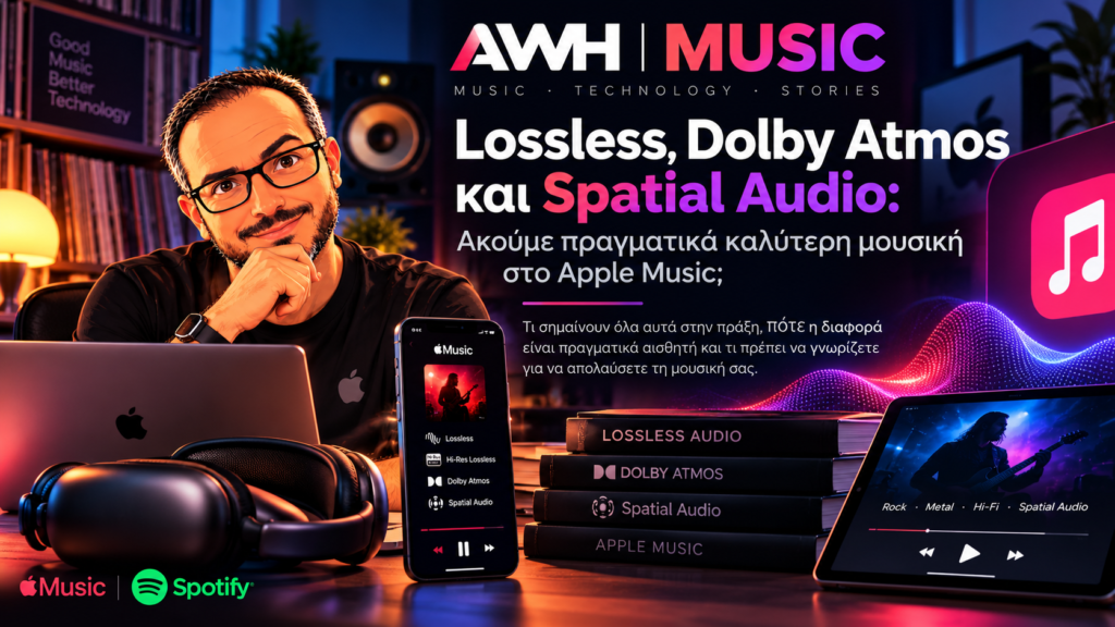 Lossless, Dolby Atmos και Spatial Audio: Ακούμε πραγματικά καλύτερη μουσική στο Apple Music; Lossless, Dolby Atmos και Spatial Audio: Ακούμε πραγματικά καλύτερη μουσική στο Apple Music;